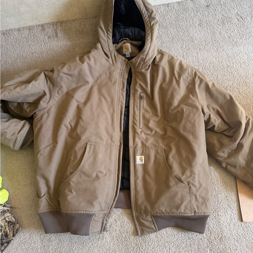 Carhartt Men's Tan quick duck jacket